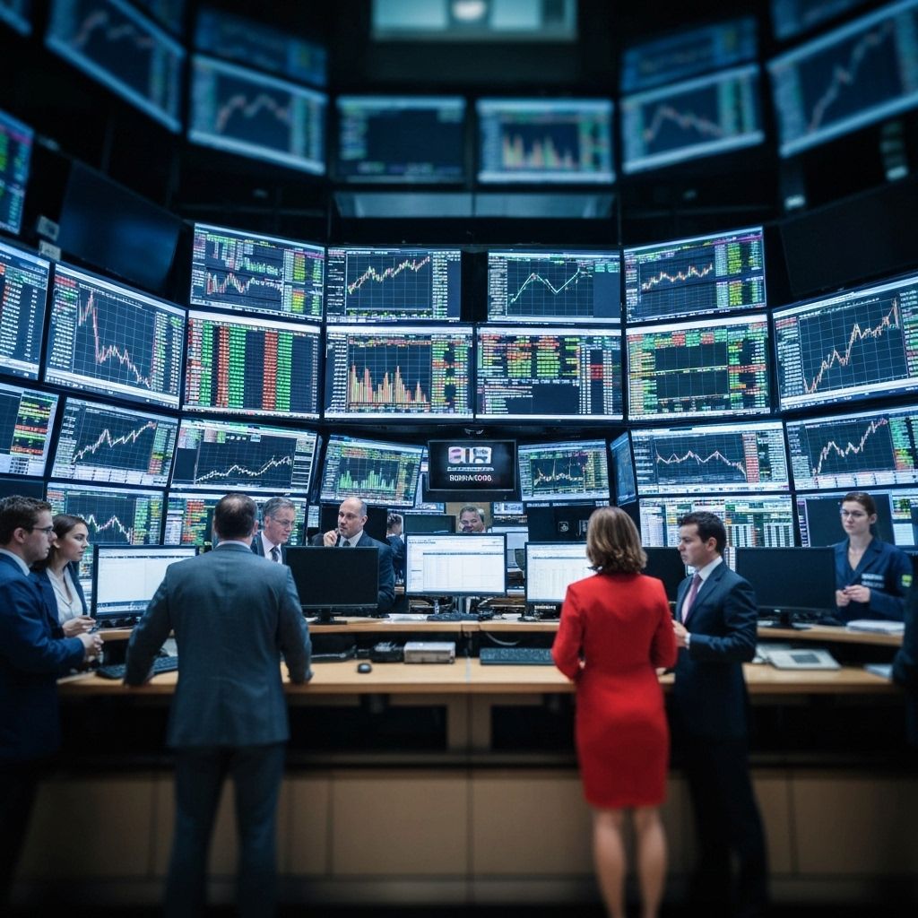 Stock Market Trading Floor